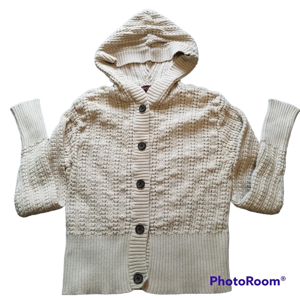 Bandolino Hooded Sweater Jacket